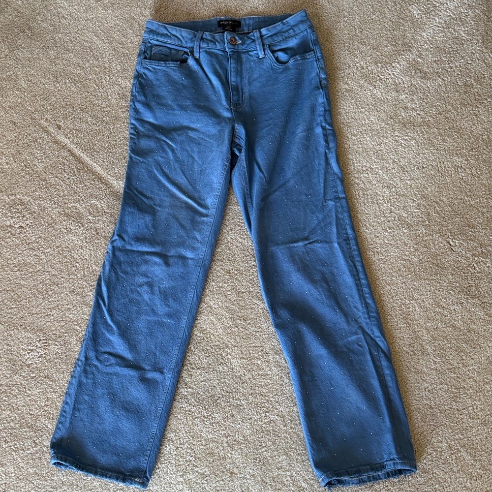 Maurices Women's Straight Leg Blue Jeans